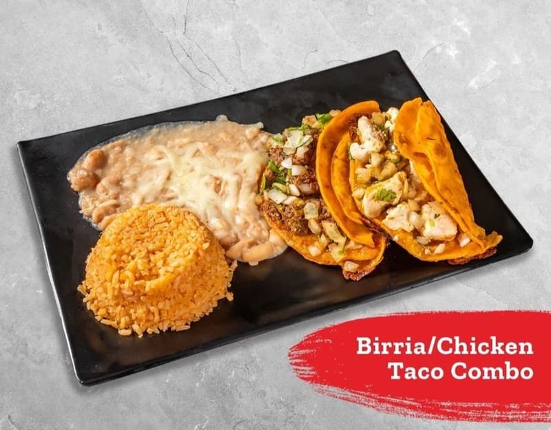 Birria/Chicken Taco Combo