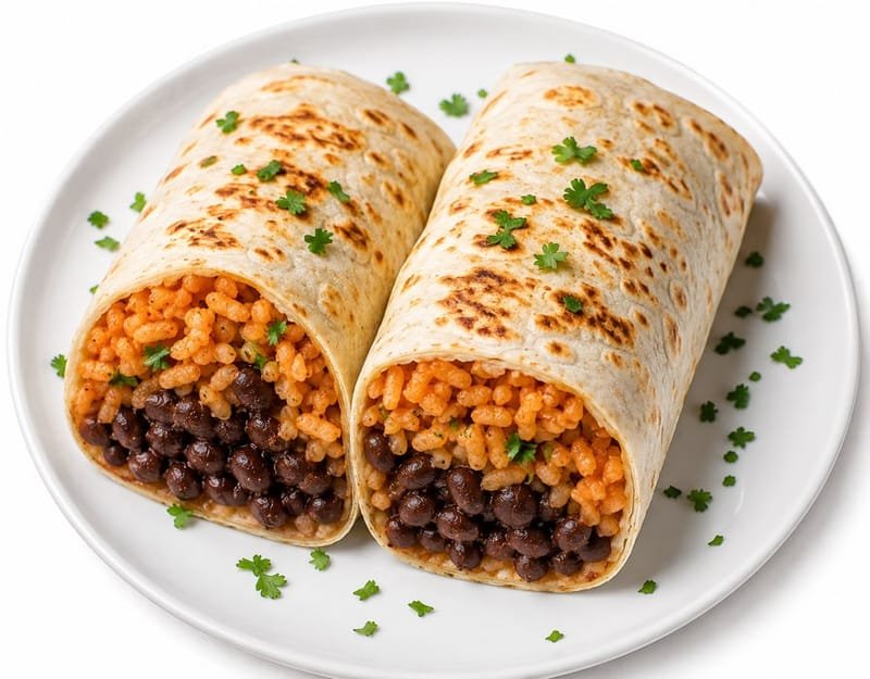 Rice & Beans burritos