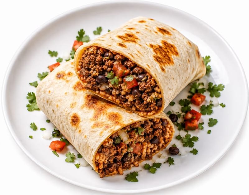 Ground Beef burritos