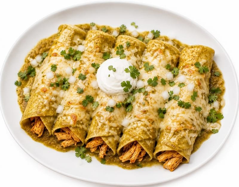 Chicken enchiladas