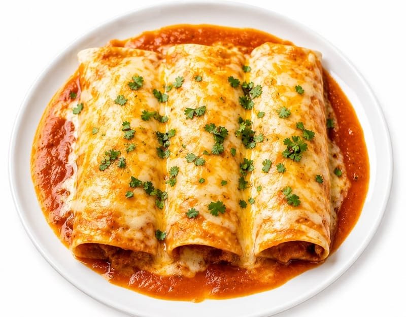 Cheese enchiladas