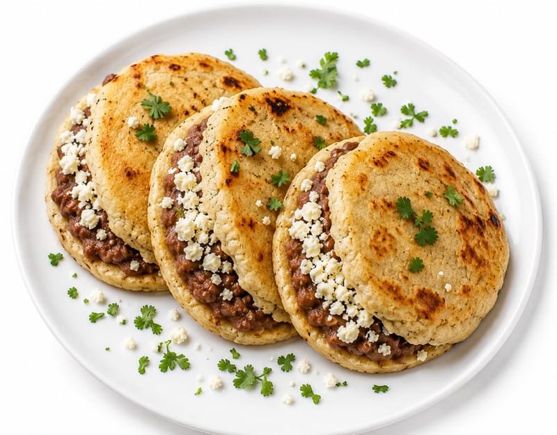 Refried Beans gorditas