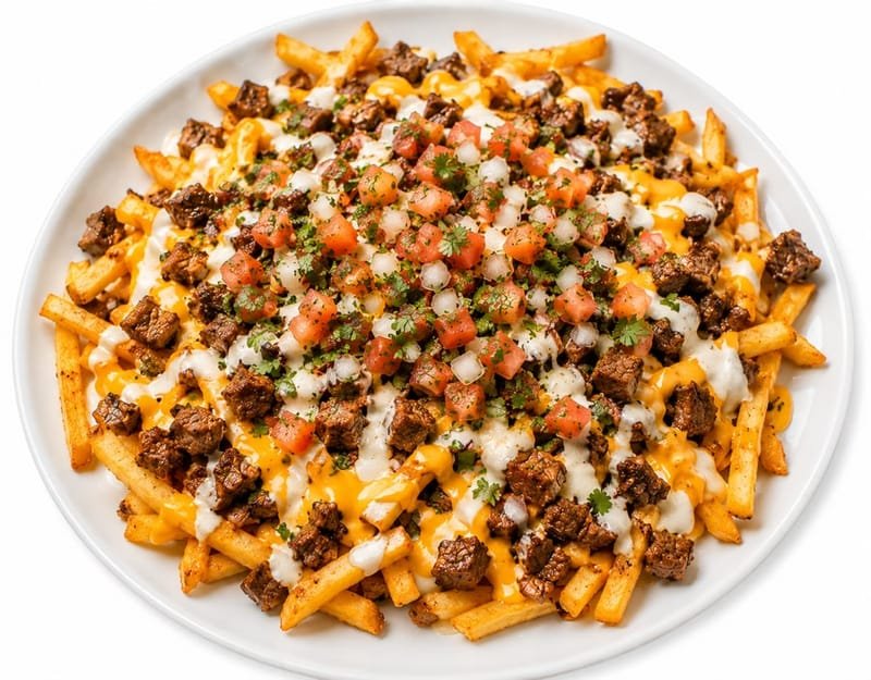Papas Con Asada french fries
