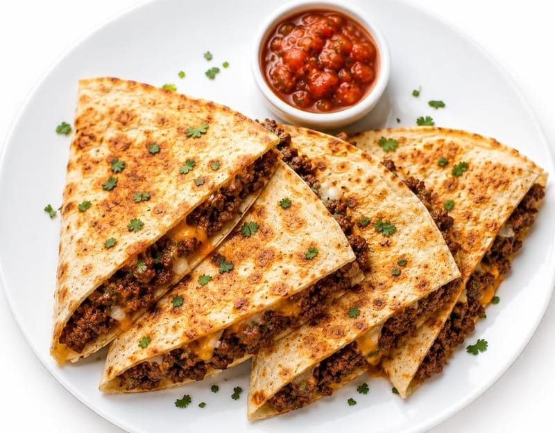 Ground Beef quesadillas