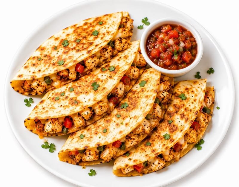 Chicken quesadillas