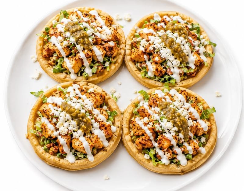 Chicken sopes