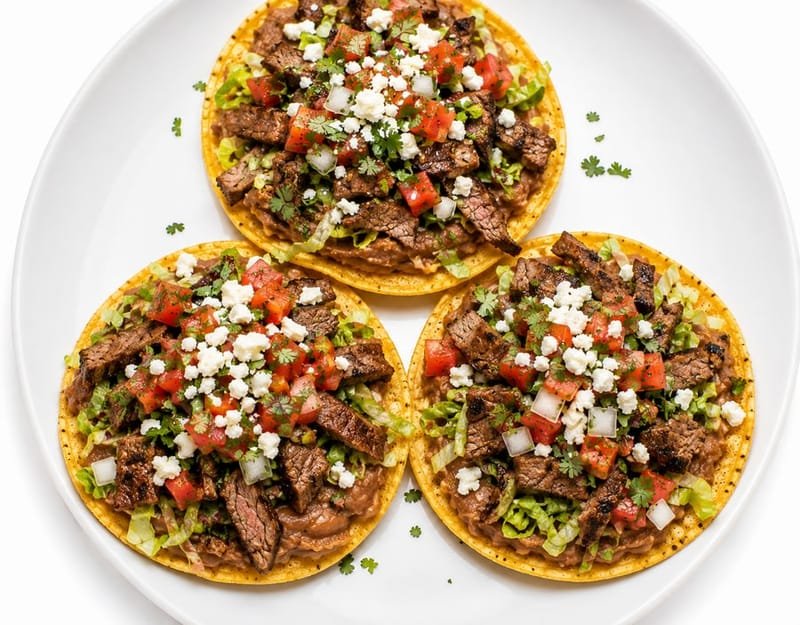 Steak tostadas